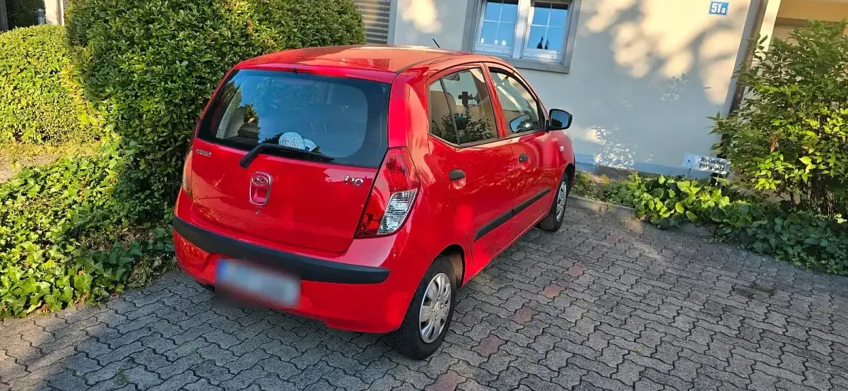 Gebraucht Hyundai i10 67 PS (49 kW) 2008 Rot Kleinwagen