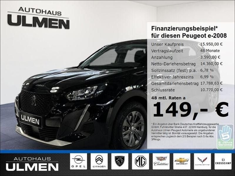 Schwarz Gebraucht 2022 Peugeot e-2008 Active SUV | 15.950 € (Superpreis) - Bild 1/4