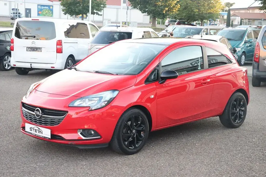 Gebraucht Opel Corsa Color Edition 90 PS (66 kW) 2017 Lava rot Kleinwagen