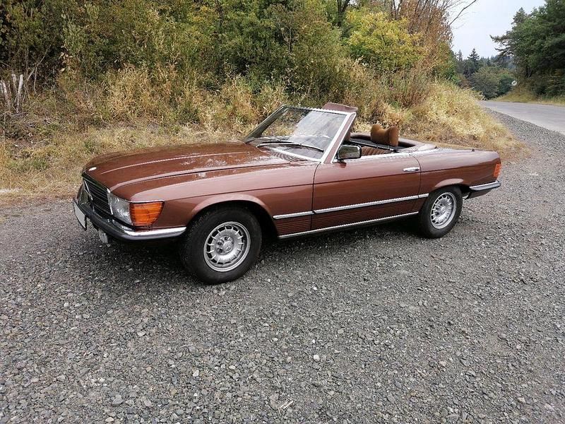 Braun Gebraucht 1977 Mercedes SL280 Cabrio | 27.950 € - Bild 1/4