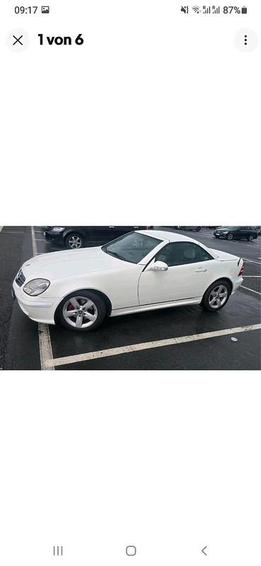 Gebraucht Mercedes SLK230 197 PS (144 kW) 2002 Weiß Cabrio