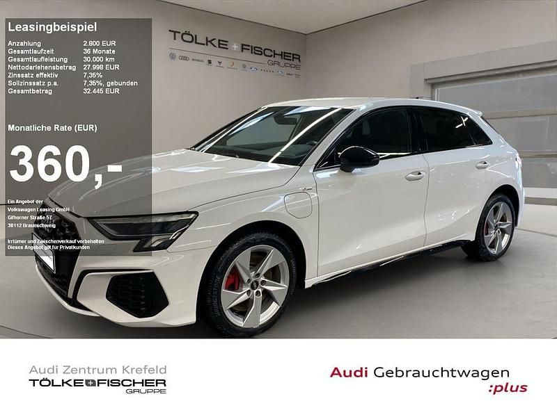 Ibisweiß Gebraucht 2022 Audi A3 Sportback e-tron S-Line Limousine | 27.998 € (Fairer Preis) - Bild 1/4