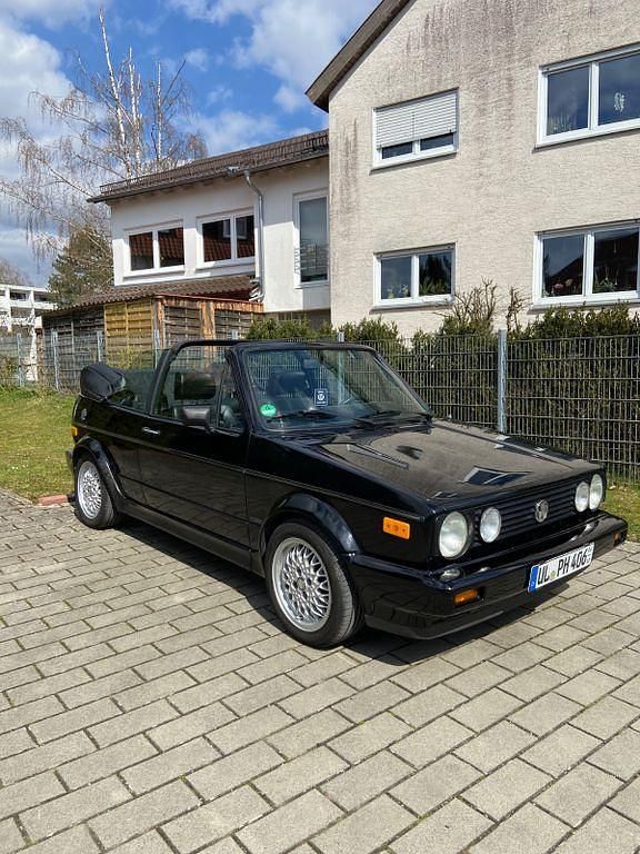 Gebraucht VW Golf Cabriolet Karmann 95 PS (69 kW) 1990 Schwarz Cabrio