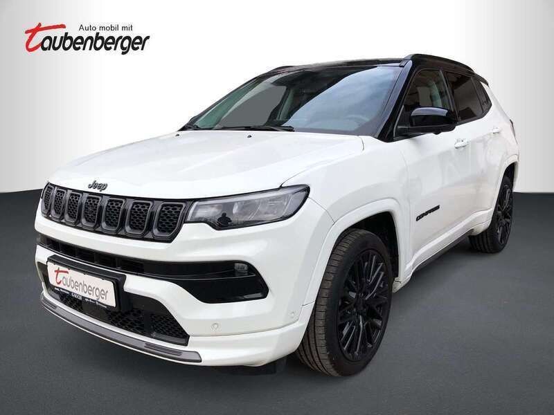 White / black top (schwarz) Gebraucht 2023 Jeep Compass SUV | 31.800 € (Etwas zu teuer) - Bild 1/4