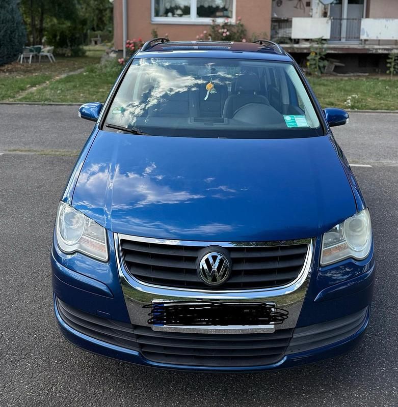 Gebraucht VW Touran 102 PS (75 kW) 2008 Blau Van / Kleinbus
