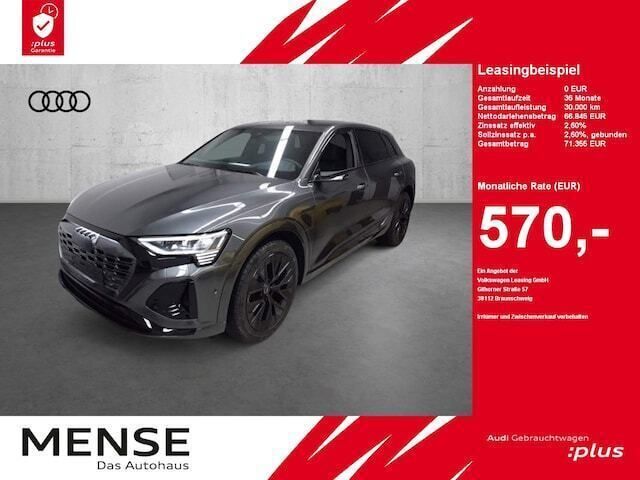 Daytonagrau perleffekt Gebraucht 2023 Audi Q8 e-tron S-Line SUV | 66.845 € (Superpreis) - Bild 1/4