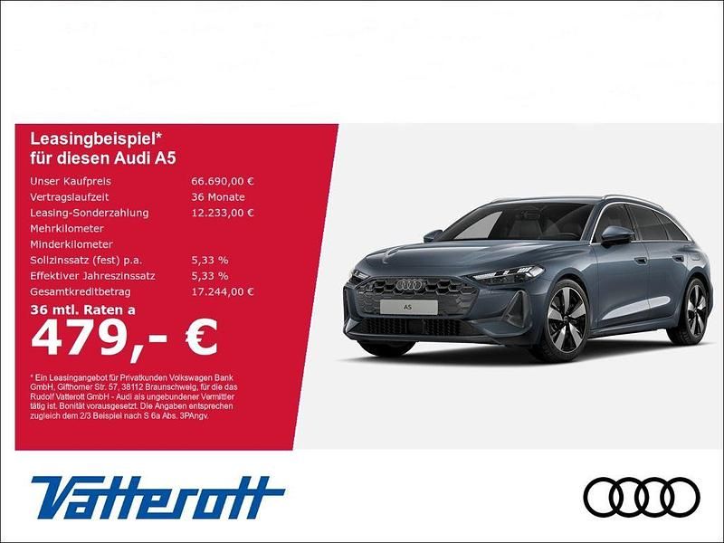 Blau Neu 2025 Audi A5 Advanced Coupé | 66.690 € (Guter Preis) - Bild 1/4