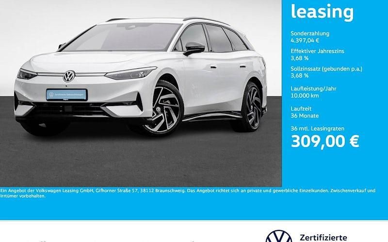 Gletscherweiß metallic Gebraucht 2024 VW ID.7 Pro Limousine | 44.811 € (Fairer Preis) - Bild 1/4