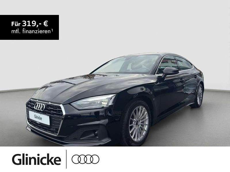 Brillantschwarz Gebraucht 2021 Audi A5 Limousine | 29.870 € (Fairer Preis) - Bild 1/3