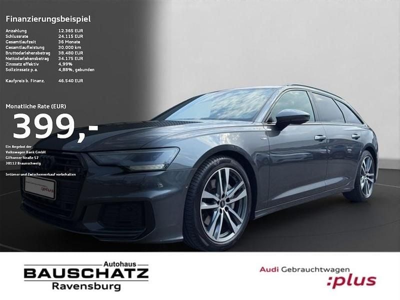 Grau Gebraucht 2022 Audi A6 S-Line Kombi | 46.540 € (Fairer Preis) - Bild 1/4