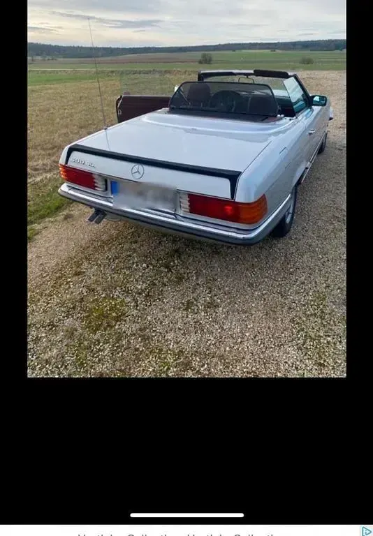 Gebraucht Mercedes SL500 231 PS (169 kW) 1983 Silber Cabrio