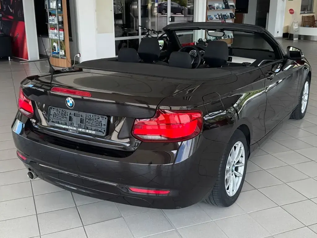 Gebraucht BMW 218 Advantage 136 PS (100 kW) 2018 Braun Cabrio