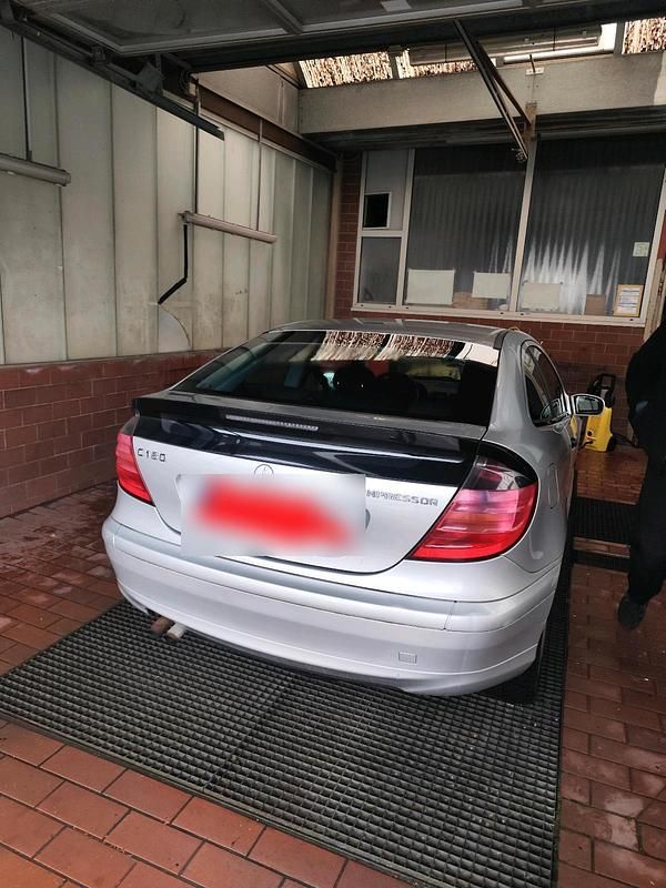 Gebraucht Mercedes C180 2003 Silber Coupé