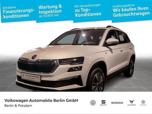 Moonweiß perleffekt Gebraucht 2023 Skoda Karoq SUV | 19.740 € (Guter Preis) - Bild 1/4