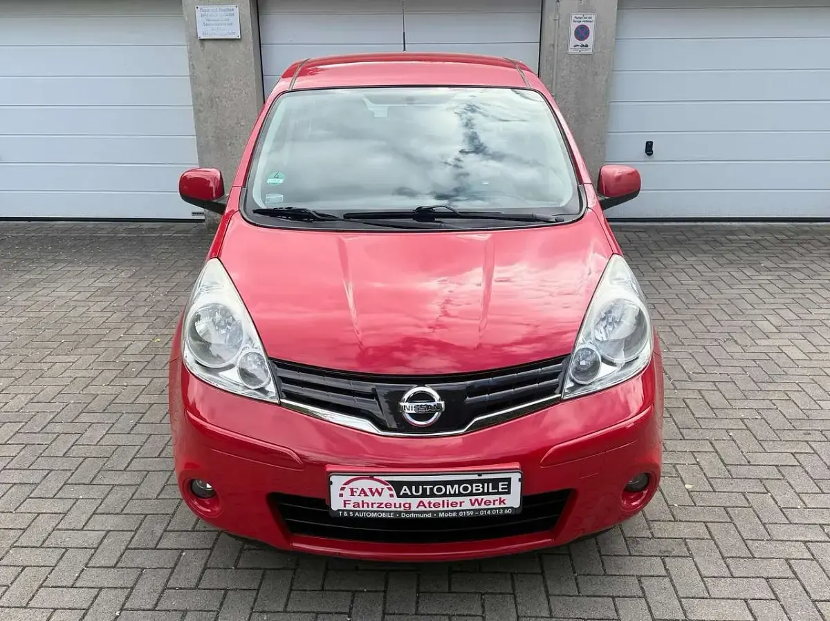 Gebraucht Nissan Note Acenta 88 PS (64 kW) 2009 Red (s) Kleinwagen