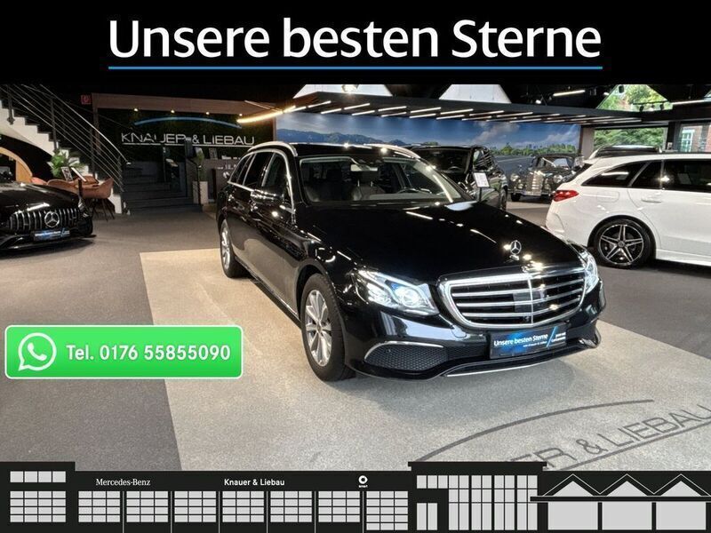 Lack obsidianschwarz Gebraucht 2017 Mercedes E220 Exclusive Kombi | 26.660 € (Etwas zu teuer) - Bild 1/4