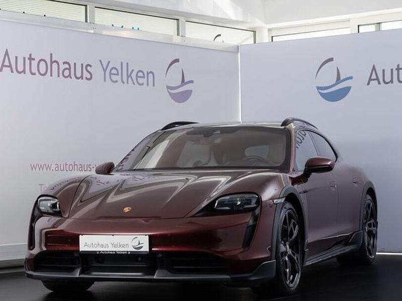 Rot Gebraucht 2023 Porsche Taycan Cross Turismo Limousine | 98.490 € (Etwas zu teuer) - Bild 1/4