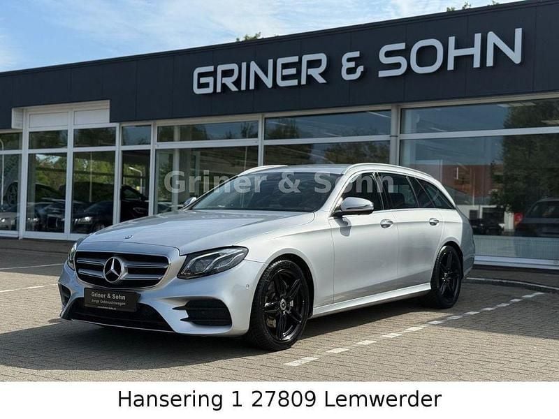 Silber Gebraucht 2018 Mercedes E220 AMG Kombi | 24.950 € (Fairer Preis) - Bild 1/4