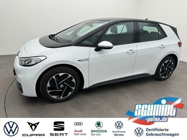 Gletscherweiß metallic Gebraucht 2021 VW ID.3 Pro Kleinwagen | 18.900 € (Superpreis) - Bild 1/4
