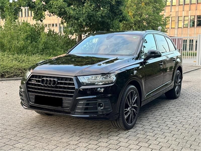 Schwarz Gebraucht 2018 Audi Q7 S-Line SUV | 21.950 € (Superpreis) - Bild 1/4