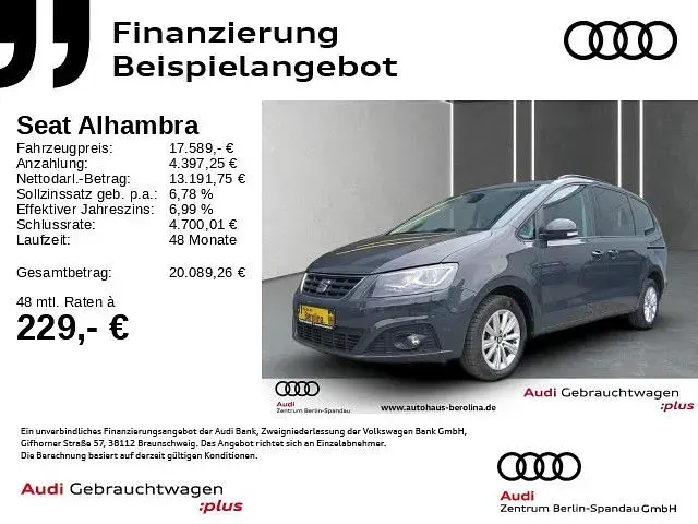 Gebraucht Seat Alhambra Style 150 PS (110 kW) 2017 Grau Van / Kleinbus