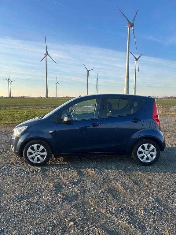 Gebraucht Opel Agila Edition 86 PS (63 kW) 2009 Blau Kleinwagen