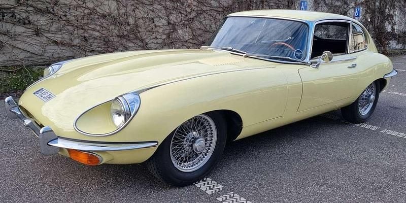 Usata Jaguar E-Type 209 CV (153 kW) 1969 Giallo Coupé