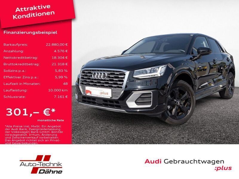 Schwarz Gebraucht 2018 Audi Q2 Sport SUV | 22.880 € (Etwas zu teuer) - Bild 1/4