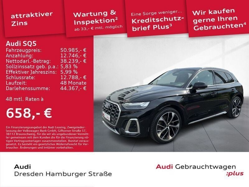Gebraucht Audi SQ5 Ambiente 341 PS (250 kW) 2021 Mythosschwarz metallic SUV