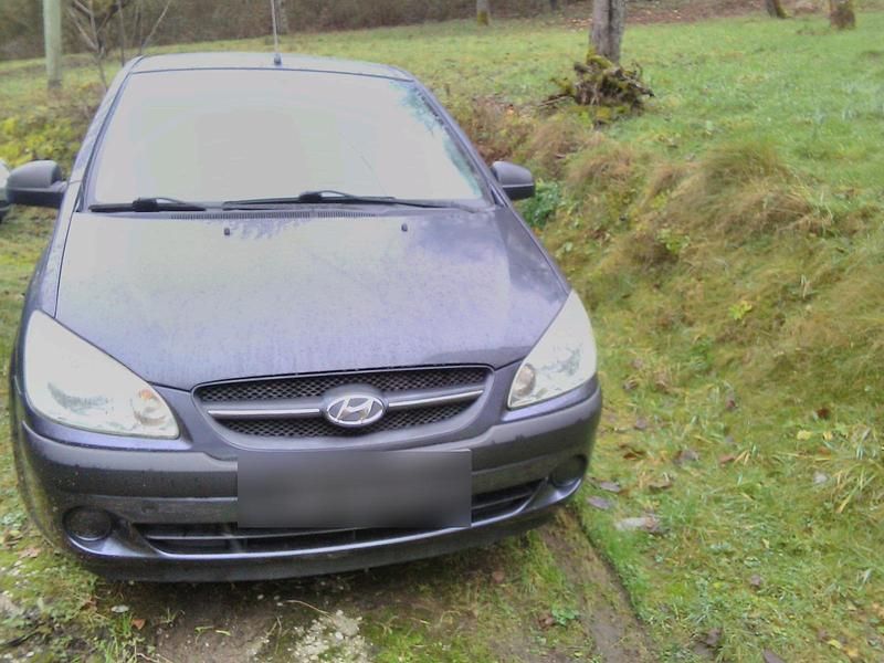Gebraucht Hyundai Getz 71 PS (52 kW) 2008 Blau Kleinwagen