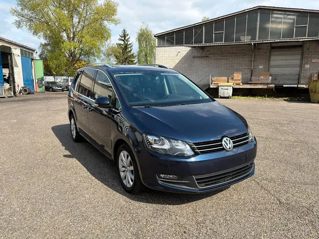 Brugt VW Sharan Highline 220 HK (161 kW) 2017 Grøn MPV