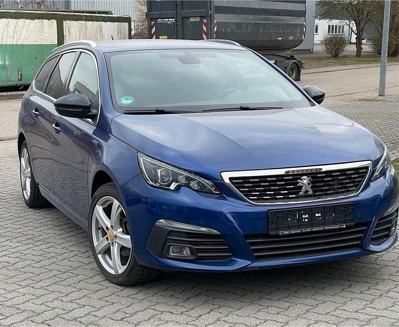 Blau Gebraucht 2018 Peugeot 308 GT-line Kombi | 10.400 € (Fairer Preis) - Bild 1/4
