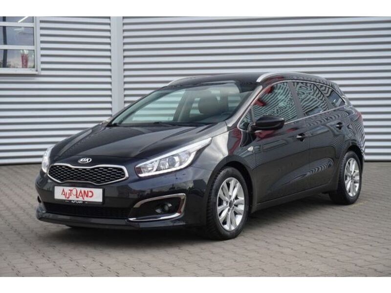 Zilinaschwarz met. (metallic) Gebraucht 2017 Kia Ceed Kombi | 11.990 € (Teuer) - Bild 1/4