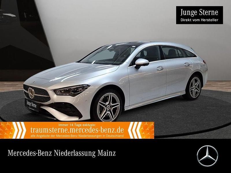 Silber Gebraucht 2024 Mercedes CLA250e Shooting Brake AMG Line Premium Plus Kombi | 39.990 € (Etwas zu teuer) - Bild 1/3