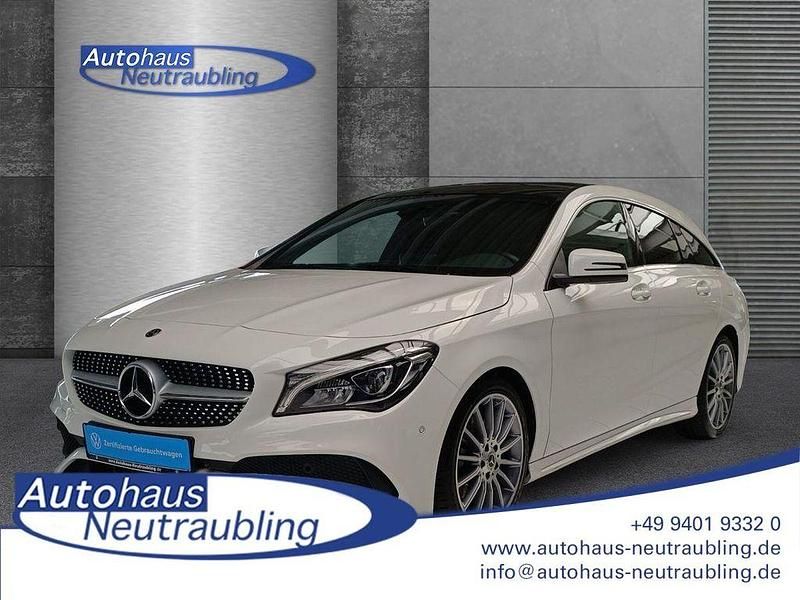 Polarweiß unilack Gebraucht 2019 Mercedes CLA220 Shooting Brake AMG line Kombi | 23.890 € (Guter Preis) - Bild 1/4
