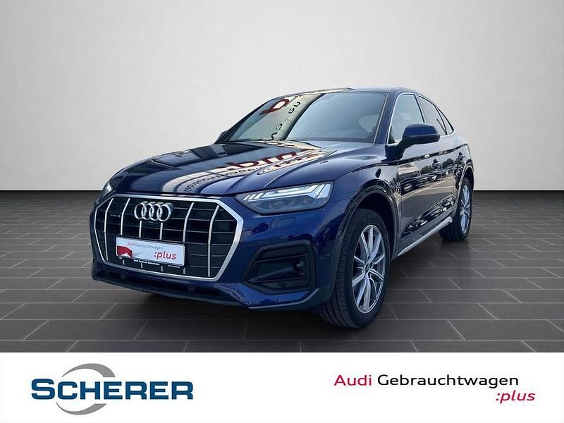 Navarrablau metallic (metallic) Gebraucht 2025 Audi Q5 Sportback Ambiente SUV | 49.700 € (Guter Preis) - Bild 1/4