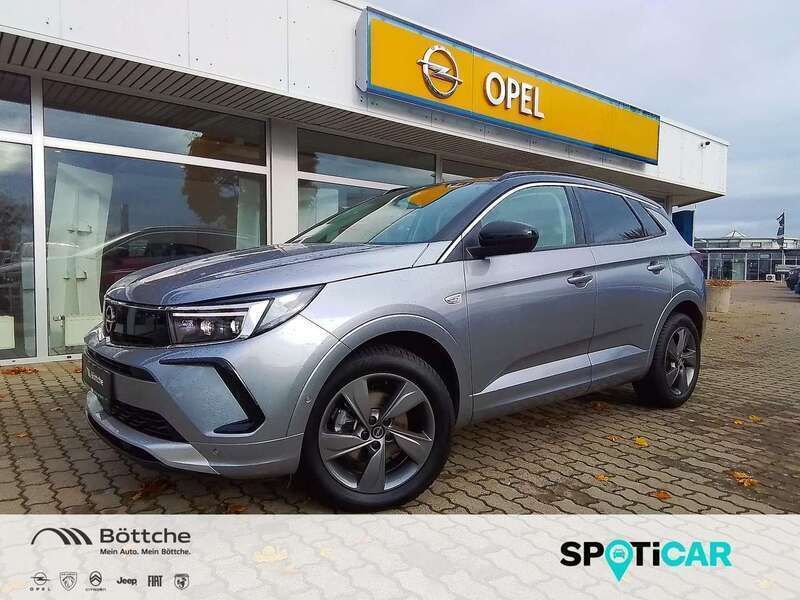 Lack grau artense/metallic klarlack Gebraucht 2023 Opel Grandland X Elegance SUV | 32.990 € - Bild 1/4