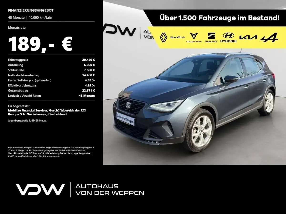 Gebraucht Seat Arona FR 116 PS (85 kW) 2024 SUV