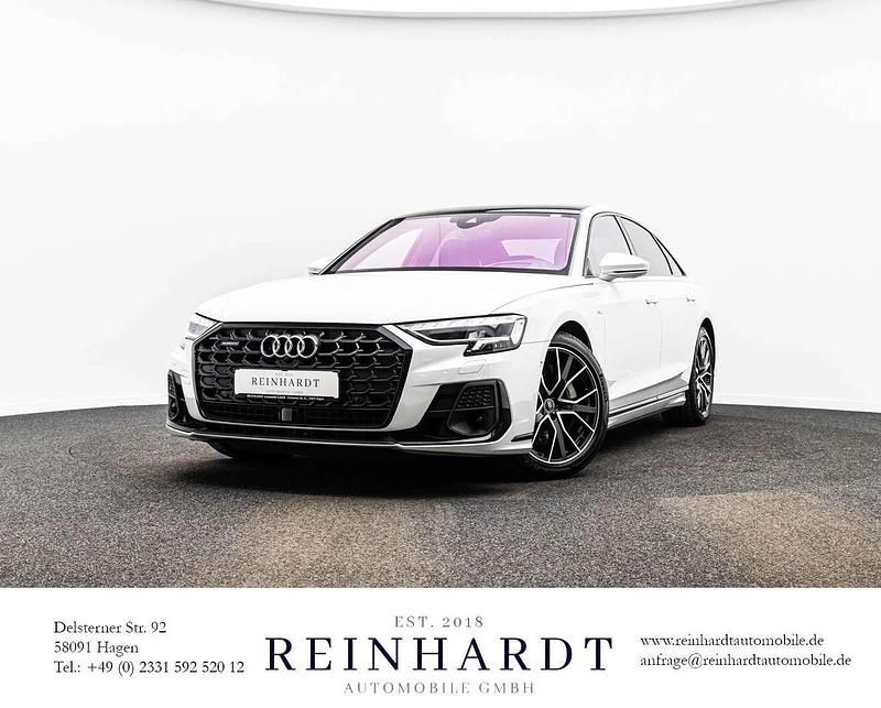 Gebraucht Audi A8 S-Line 340 PS (250 kW) 2022 Gletscherweiß metallic Limousine
