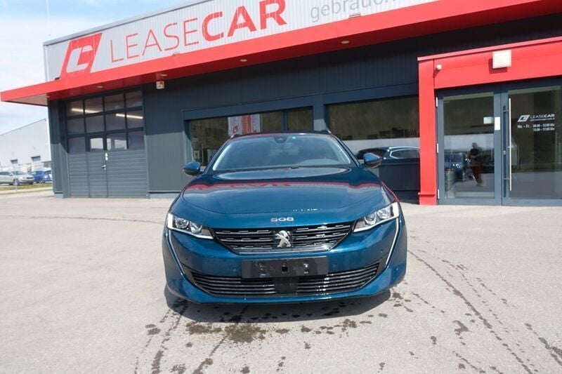 Blau Gebraucht 2021 Peugeot 508 Allure Kombi | 13.788 € (Superpreis) - Bild 1/4