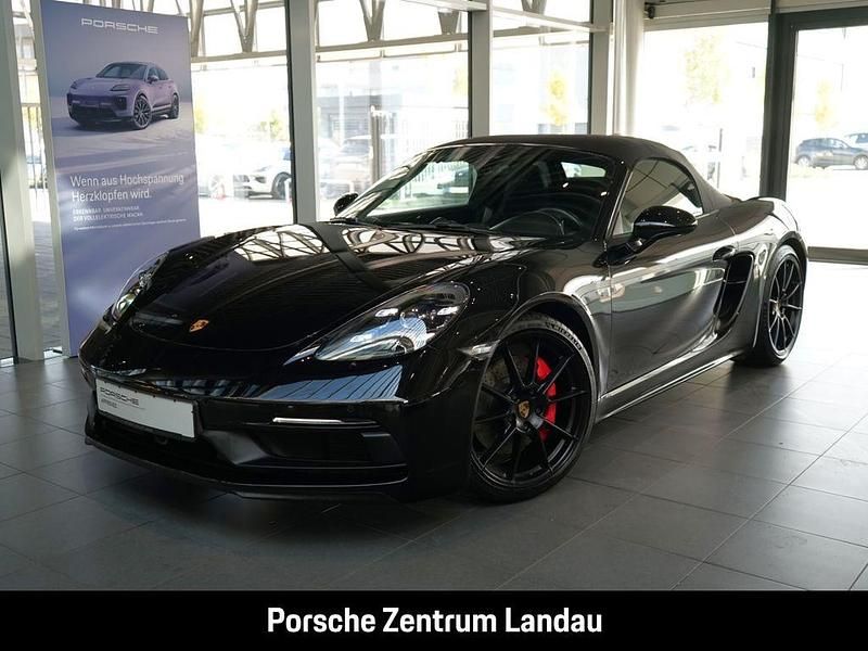 Schwarz Gebraucht 2021 Porsche 718 Boxster Cabrio | 87.590 € (Superpreis) - Bild 1/4