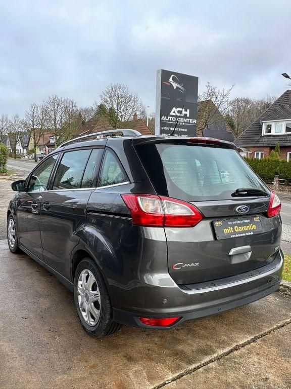 Gebraucht Ford Grand C-Max Titanium 125 PS (91 kW) 2014 Grau Van / Kleinbus
