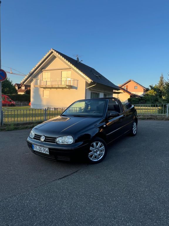 Schwarz Gebraucht 2001 VW Golf Cabriolet Cabrio | 2.550 € (Superpreis) - Bild 1/4