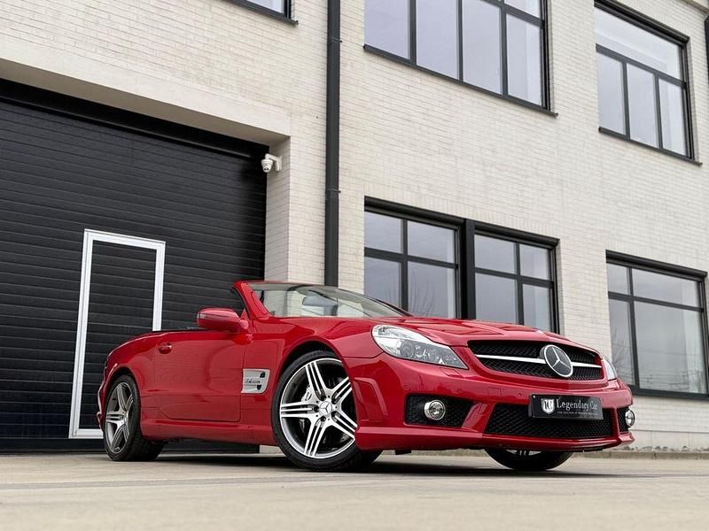 Rot Gebraucht 2010 Mercedes SL63 AMG AMG Cabrio | 59.950 € - Bild 1/4