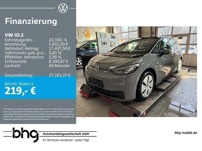 Gebraucht VW ID.3 Pro Performance 150 kW (204 PS) 2023 Grau Kleinwagen