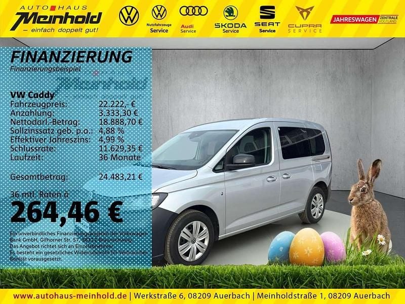 Gebraucht VW Caddy Basis 114 PS (83 kW) 2022 Reflexsilber metallic Van / Kleinbus