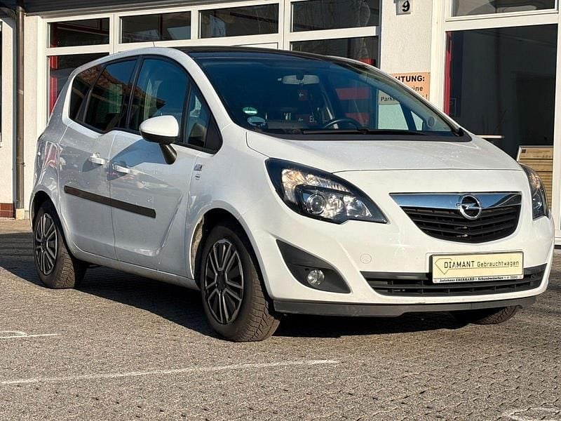Gebraucht Opel Meriva Design Edition 120 PS (88 kW) 2011 Weiß Van / Kleinbus