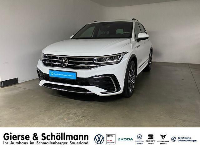 Pure white Gebraucht 2022 VW Tiguan R-line SUV | 31.450 € (Fairer Preis) - Bild 1/4