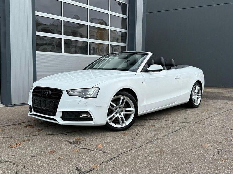 Weiß Gebraucht 2012 Audi A5 Cabriolet S-Line Cabrio | 10.990 € (Fairer Preis) - Bild 1/4