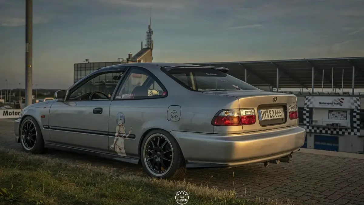 Gebraucht Honda Civic 106 PS (77 kW) 1998 Silber Coupé